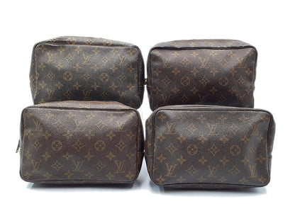 LOUIS VUITTON 4-Piece Set Monogram True Toilette 23 Pouch