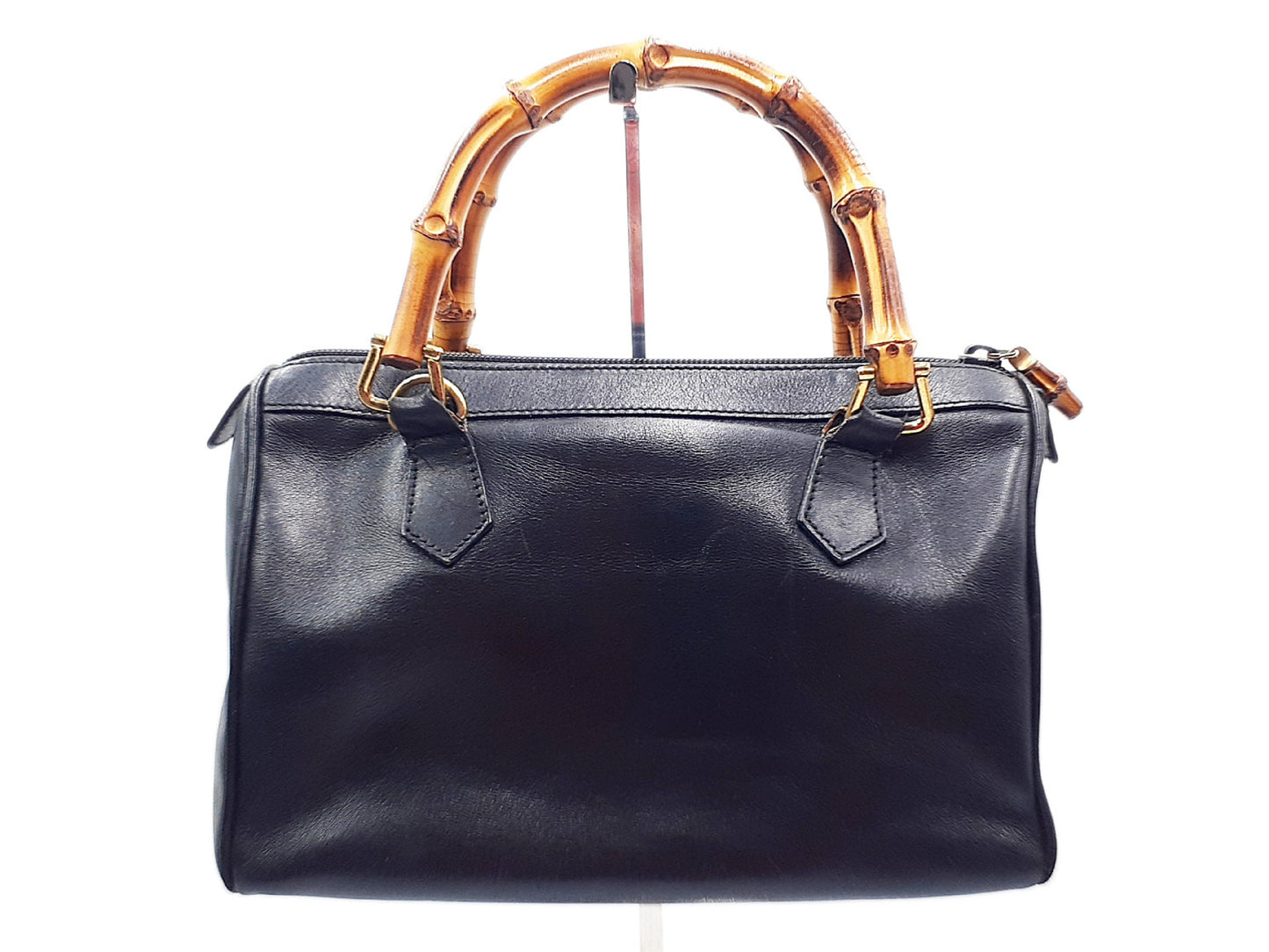 GUCCI Bamboo Leather Hand Gold Hardware 000.122 Handbag