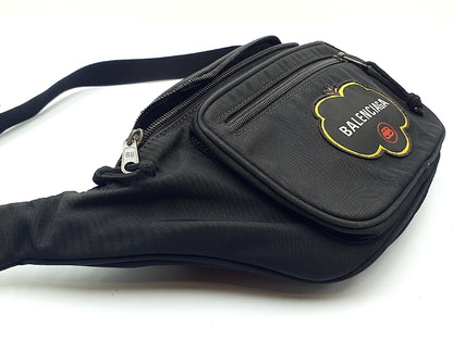 BALENCIAGA Explorer Black Body Bag 482389 Waist Bag