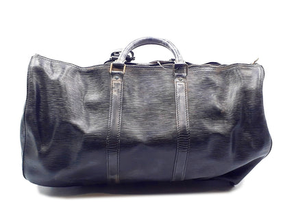 LOUIS VUITTON Epi Black Keypol 50 Boston Bag