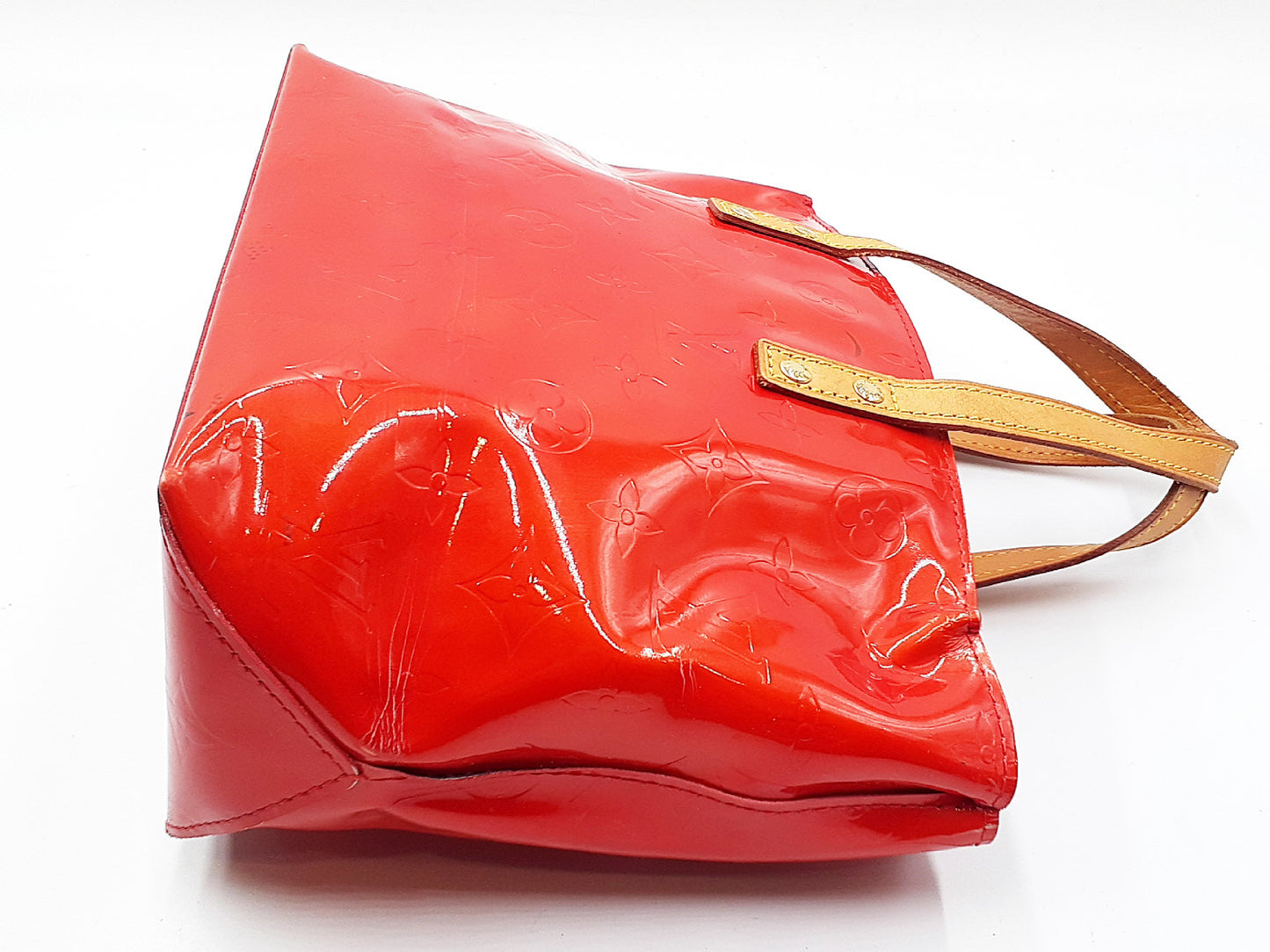 LOUIS VUITTON Verni Reed PM Red Handbag