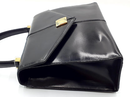 Yves Saint Laurent YSL Leather Hand Gold Hardware Vintage Handbag