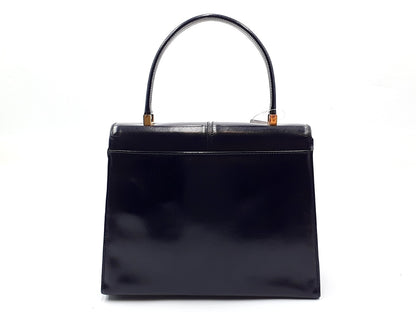 Yves Saint Laurent YSL Leather Hand Gold Hardware Vintage Handbag