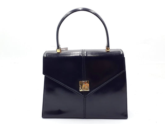 Yves Saint Laurent YSL Leather Hand Gold Hardware Vintage Handbag