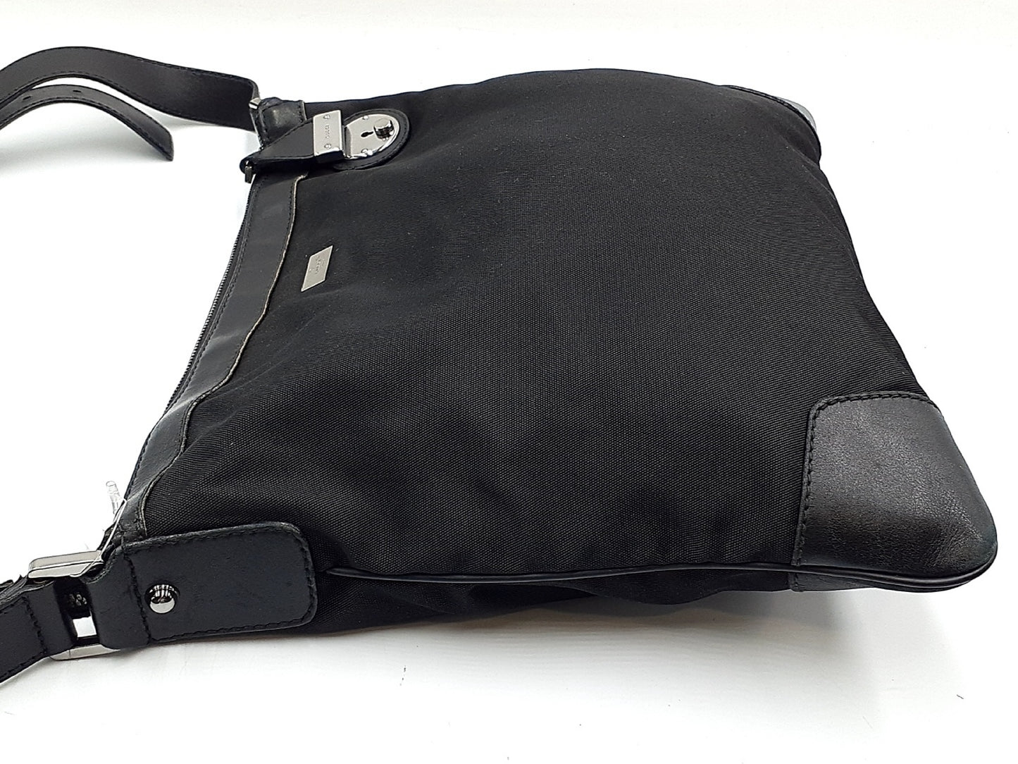 GUCCI Leather Shoulder Black Silver Fittings 148476 Shoulder Bag