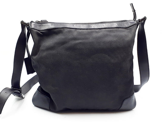 GUCCI Leather Shoulder Black Silver Fittings 148476 Shoulder Bag