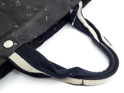 CHANEL Old Travel Line Black Nylon 6th Series Tote Bag