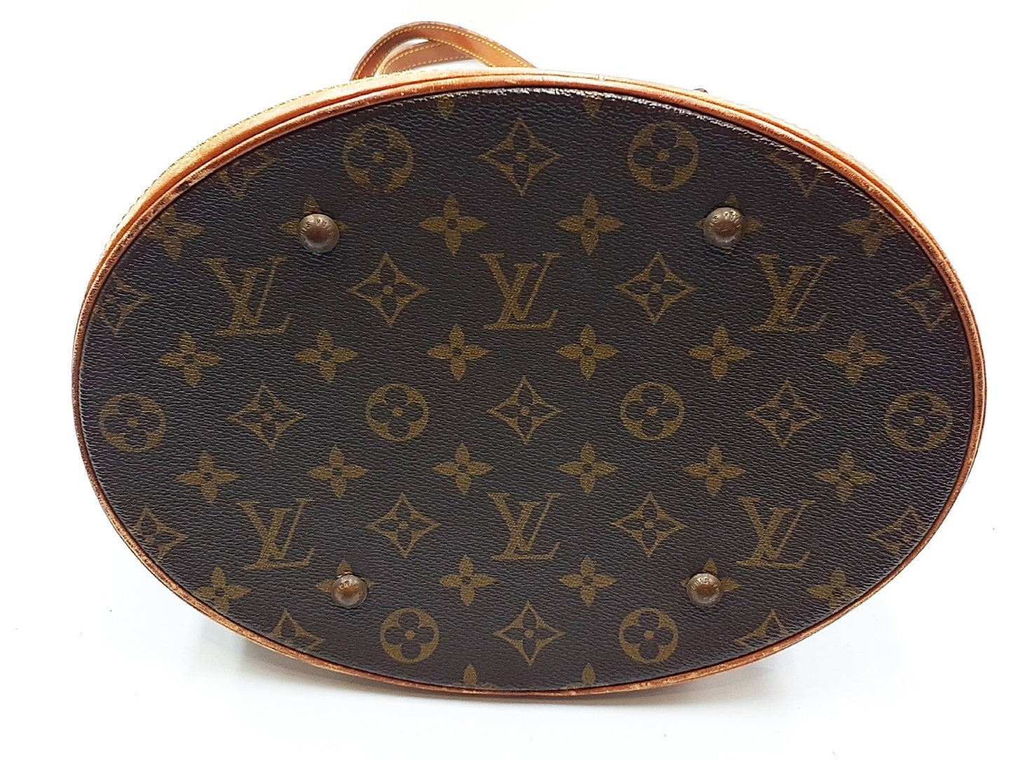 LOUIS VUITTON Monogram Bucket GM Tote Bag