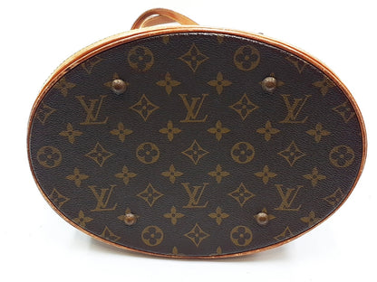 LOUIS VUITTON Monogram Bucket GM Tote Bag