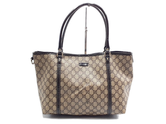 GUCCI GG Supreme Leather Tote 197953 Tote Bag