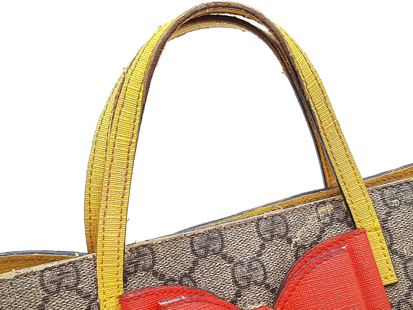 GUCCI 3-Piece Set GG Crystal GG Supreme GG Canvas Leather Bag Tote Bag