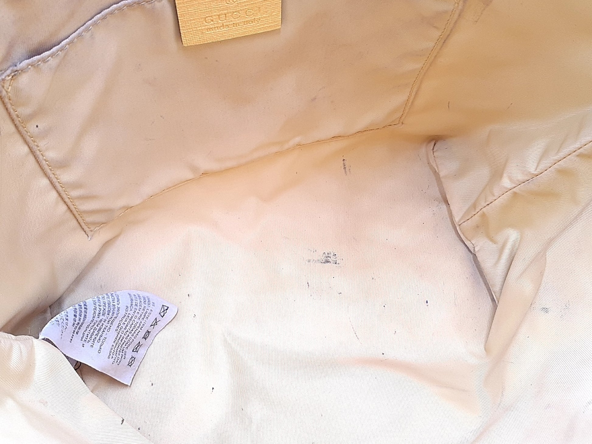 GUCCI 3-Piece Set GG Crystal GG Supreme GG Canvas Leather Bag Tote Bag