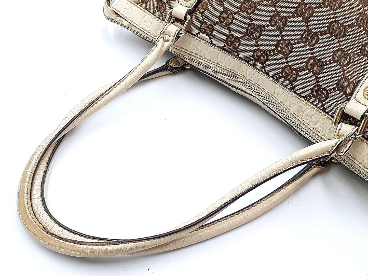 GUCCI 3-Piece Set GG Supreme GG Canvas Leather Tote Leather Shoulder Tote Bag