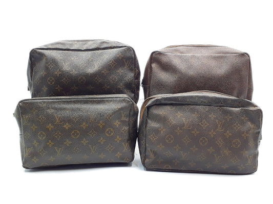LOUIS VUITTON 4-Piece Set Monogram True Toilette 28 Second Bag