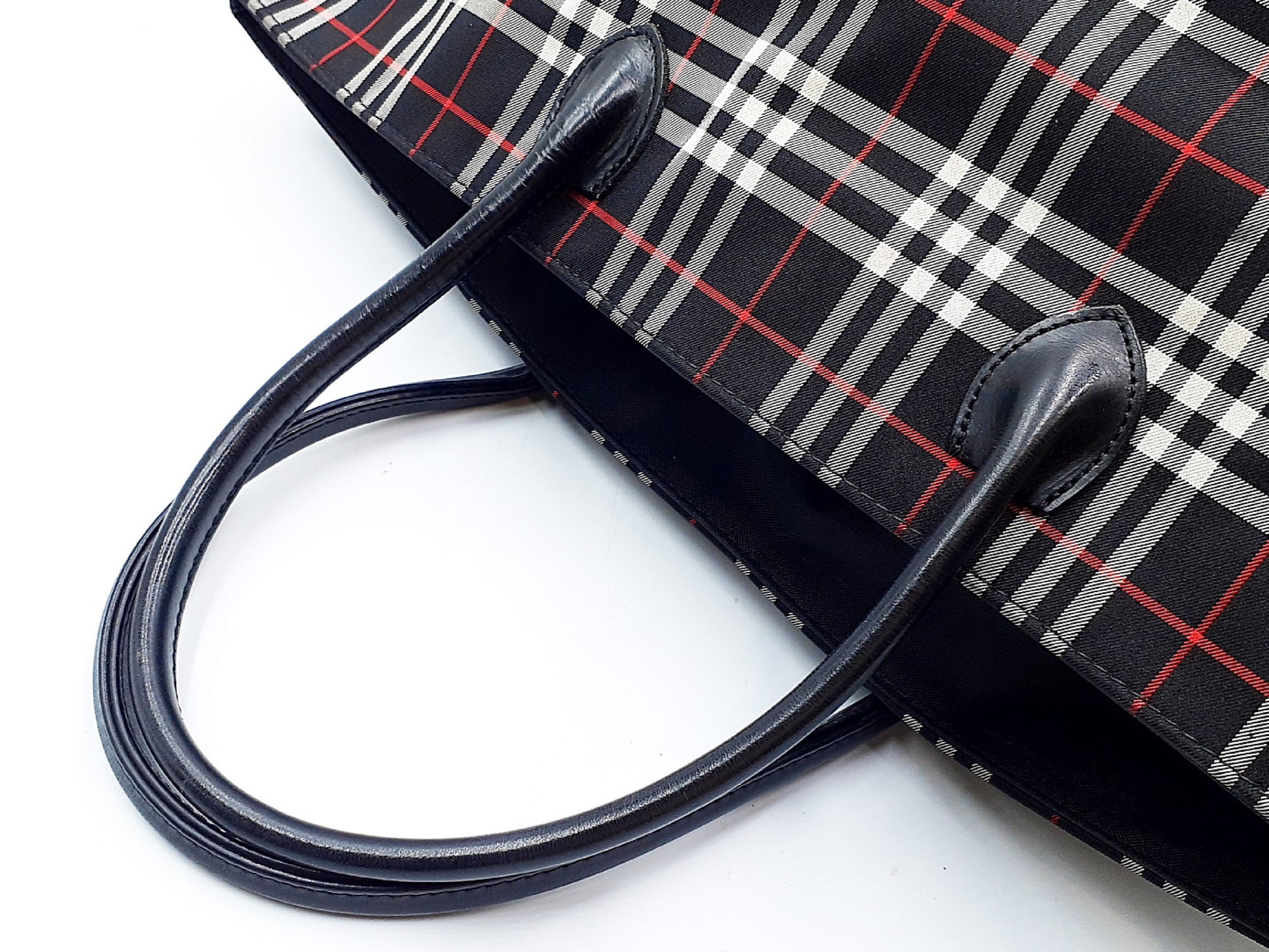 BURBERRY Novacheck Leather Bag Set of 4 Tote Bags