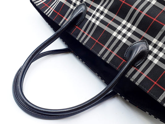 BURBERRY Novacheck Leather Bag Set of 4 Tote Bags