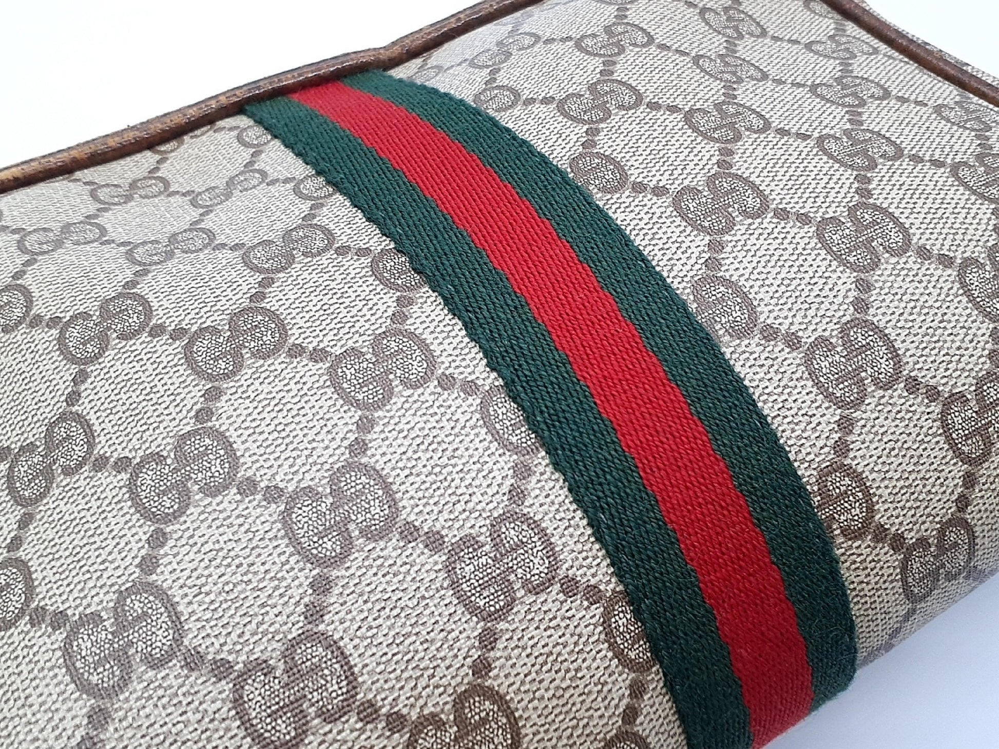 GUCCI 4-Piece Set GG Supreme Sherry Line Leather Second Bag Second Bag