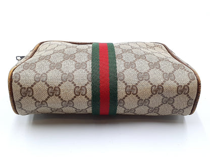 GUCCI 4-Piece Set GG Supreme Sherry Line Leather Second Bag Second Bag