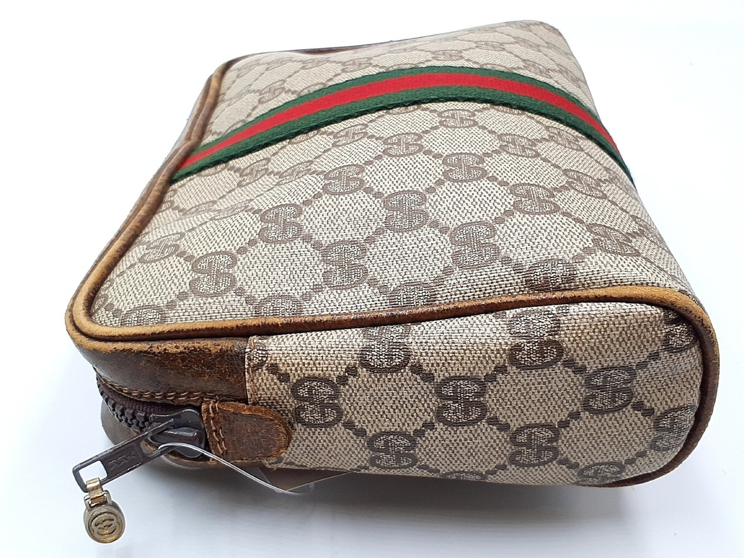 GUCCI 4-Piece Set GG Supreme Sherry Line Leather Second Bag Second Bag