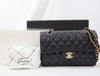 CHANEL CHANEL Matlasse 23 Small Caviar Skin Double Flap ID Tip Random Plate Gold Fittings A01113 Shoulder Bag