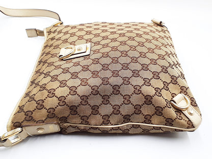 GUCCI 3-Piece Set GG Canvas Leather Tote Leather Shoulder Shoulder Bag