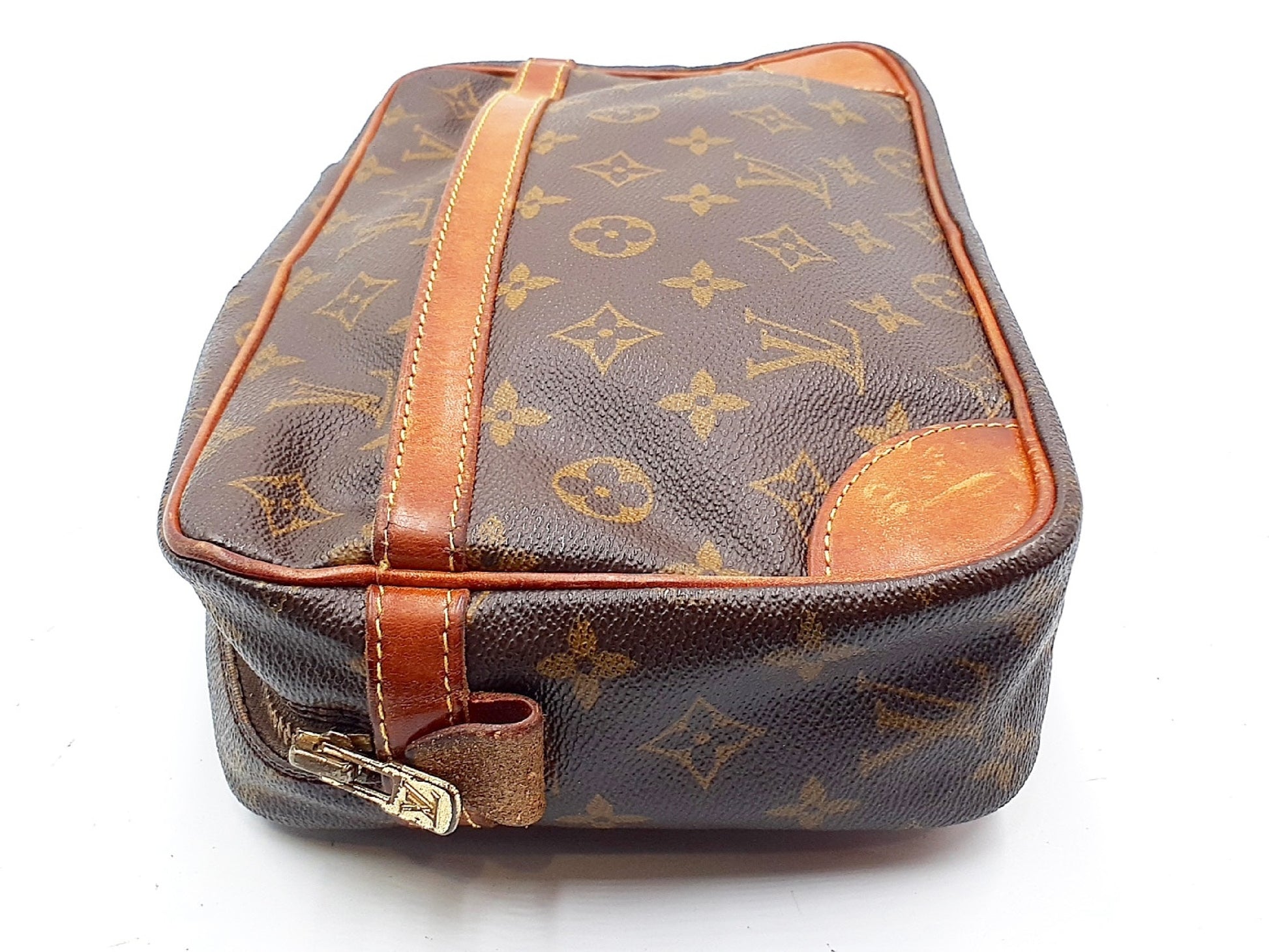 LOUIS VUITTON 4-Piece Set Monogram Marli Dragone Compiegne 28 Pochette Damm Second Bag