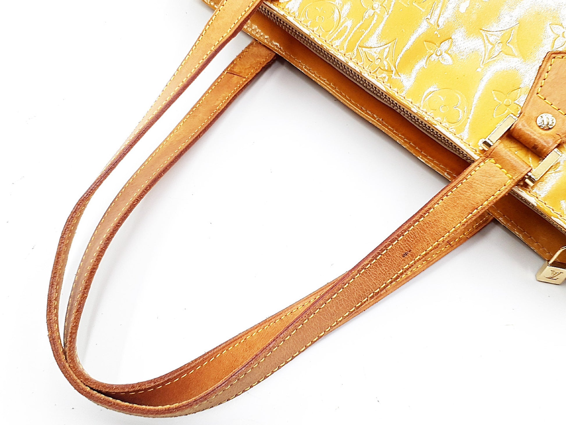 LOUIS VUITTON 3-Piece Verni Houston Roxbury Drive Purse