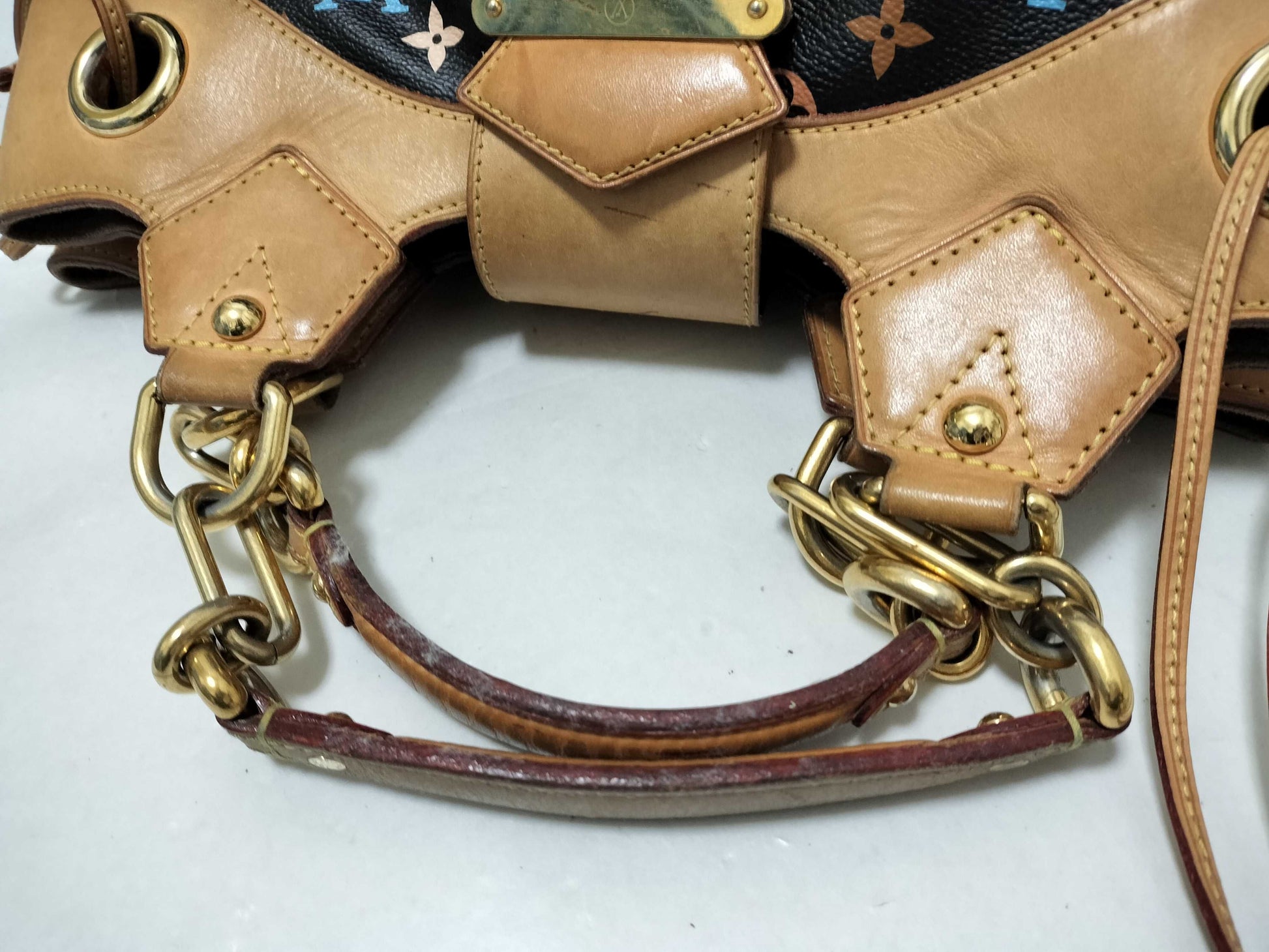 LOUIS VUITTON Monogram Multicolor Vuitton Monogram Multicolor Chain Tote Bag