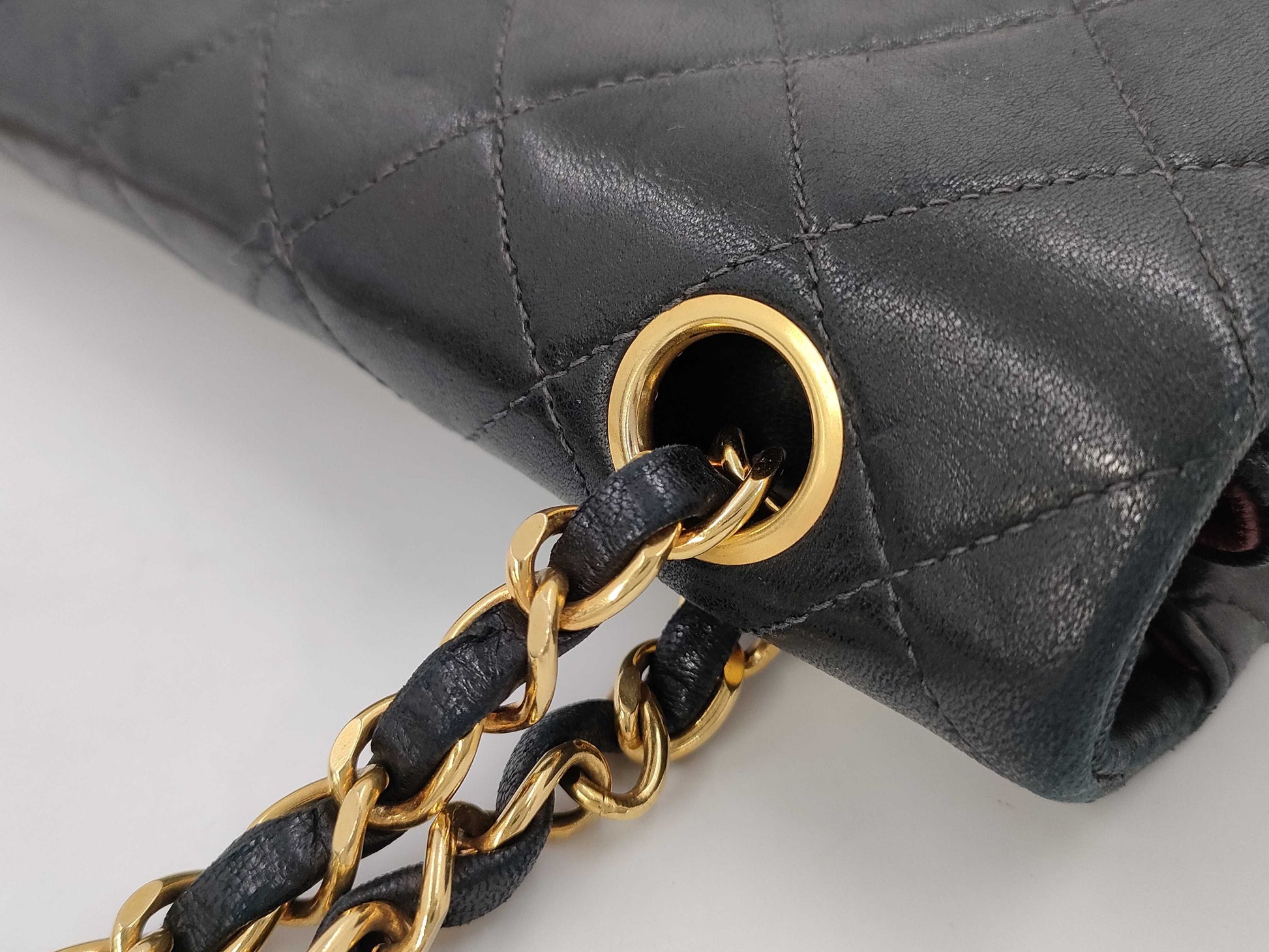 CHANEL chanel w flap w chain matrasse shoulder bag