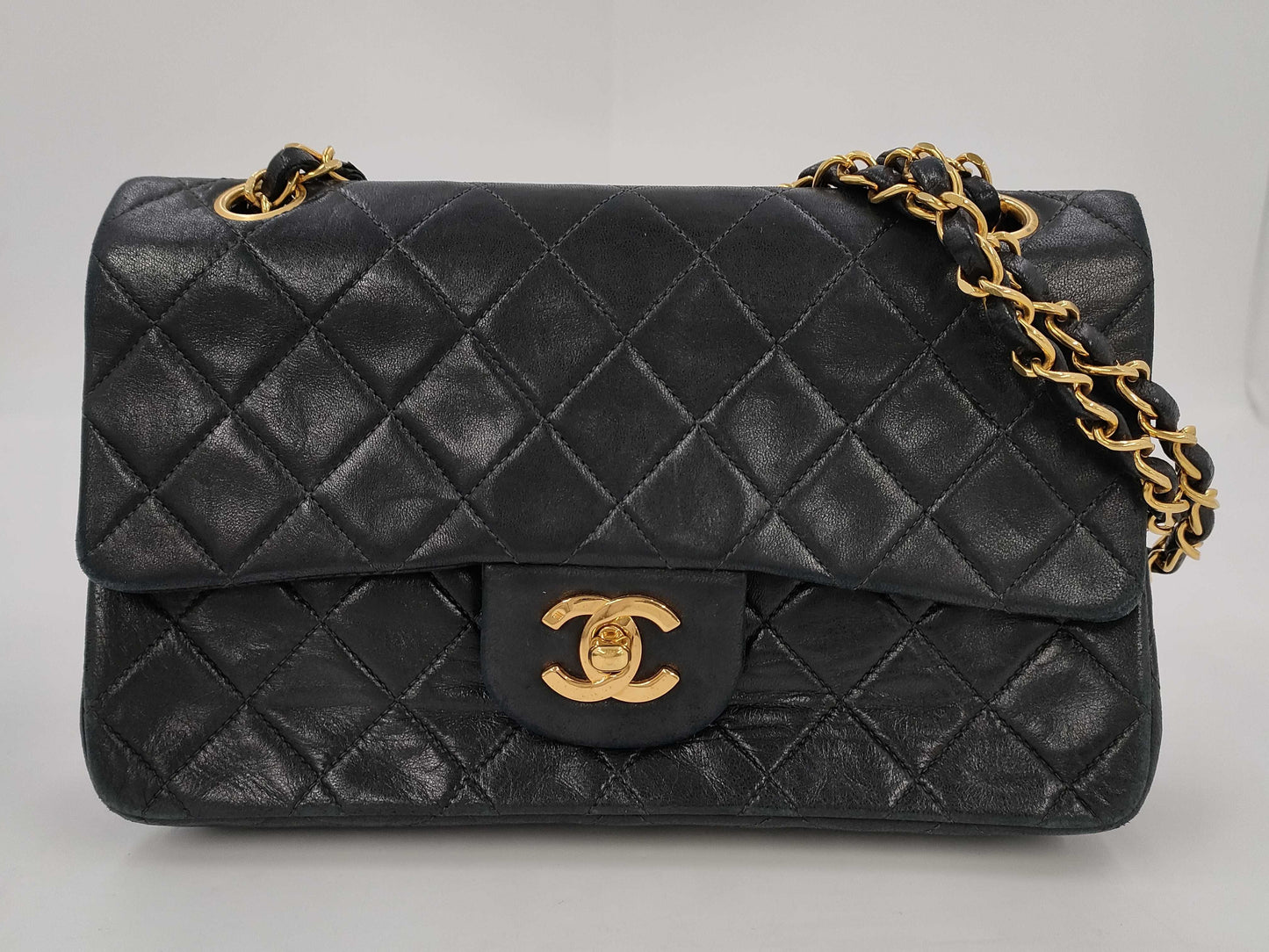 CHANEL chanel w flap w chain matrasse shoulder bag