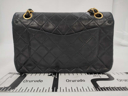 CHANEL chanel w flap w chain matrasse shoulder bag