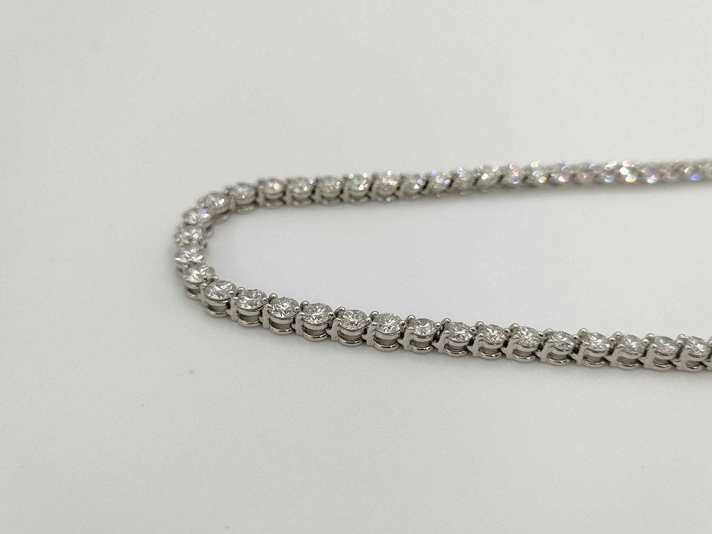 Tiffany&Co. Victoria Grenade Diamond PT950 28.7g Necklace