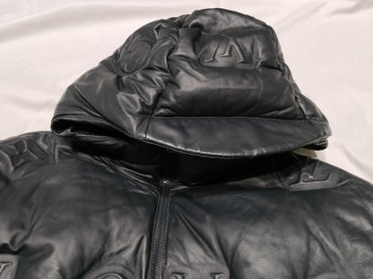 LOUIS VUITTON Vuitton Monogram Leather Down Jacket Jacket