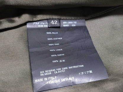 PRADA PRADA Leather Jacket Jacket