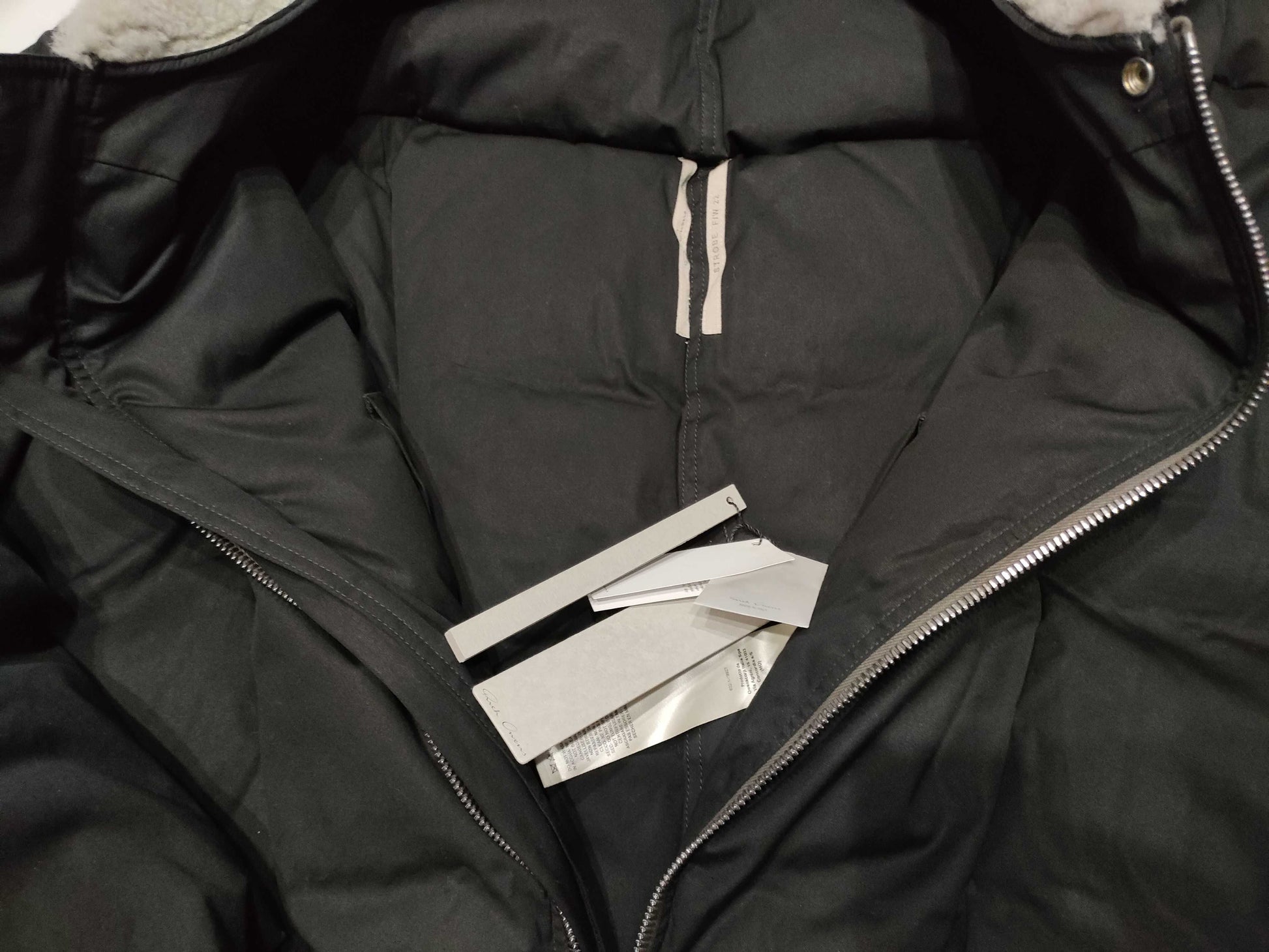 Rick Owens Down Jacket Jacket with New Tag