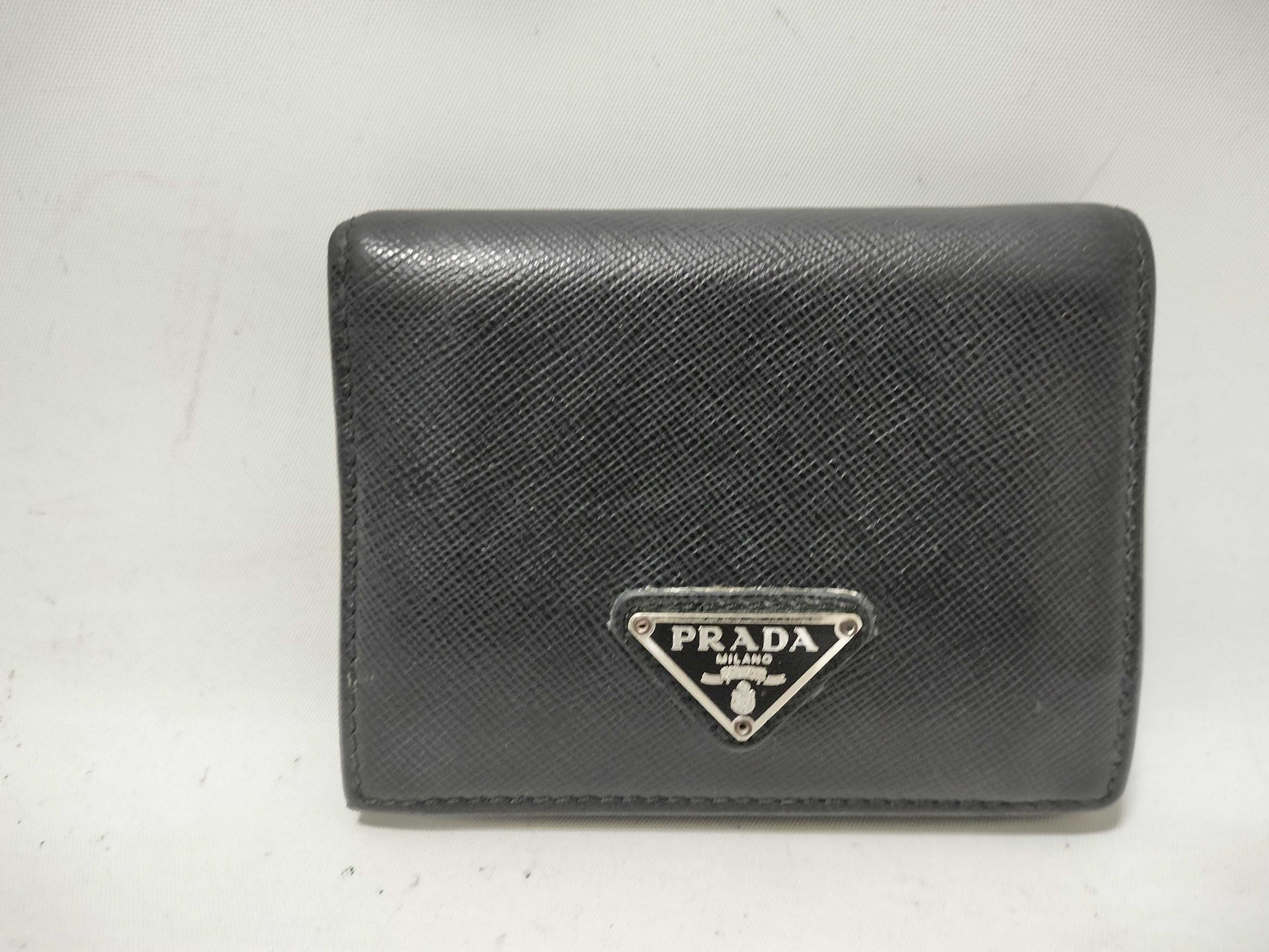 PRADA PRADA Prada Safiano Triangle Logo Purse Purse