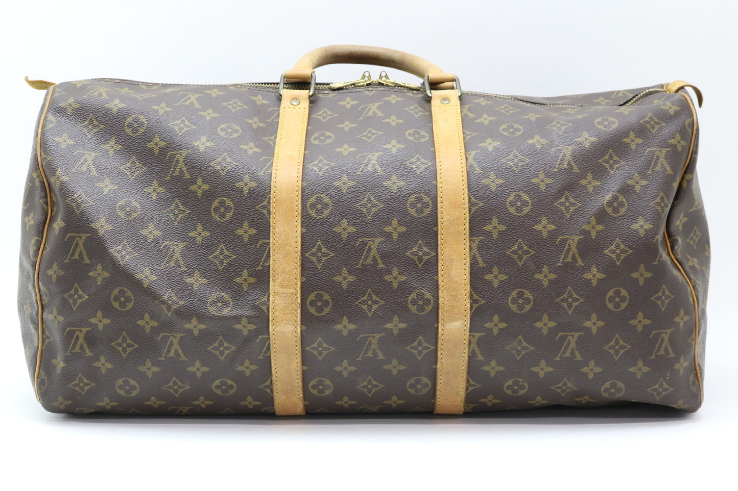 LOUIS VUITTON Monogram Keepall 55 Boston Bag