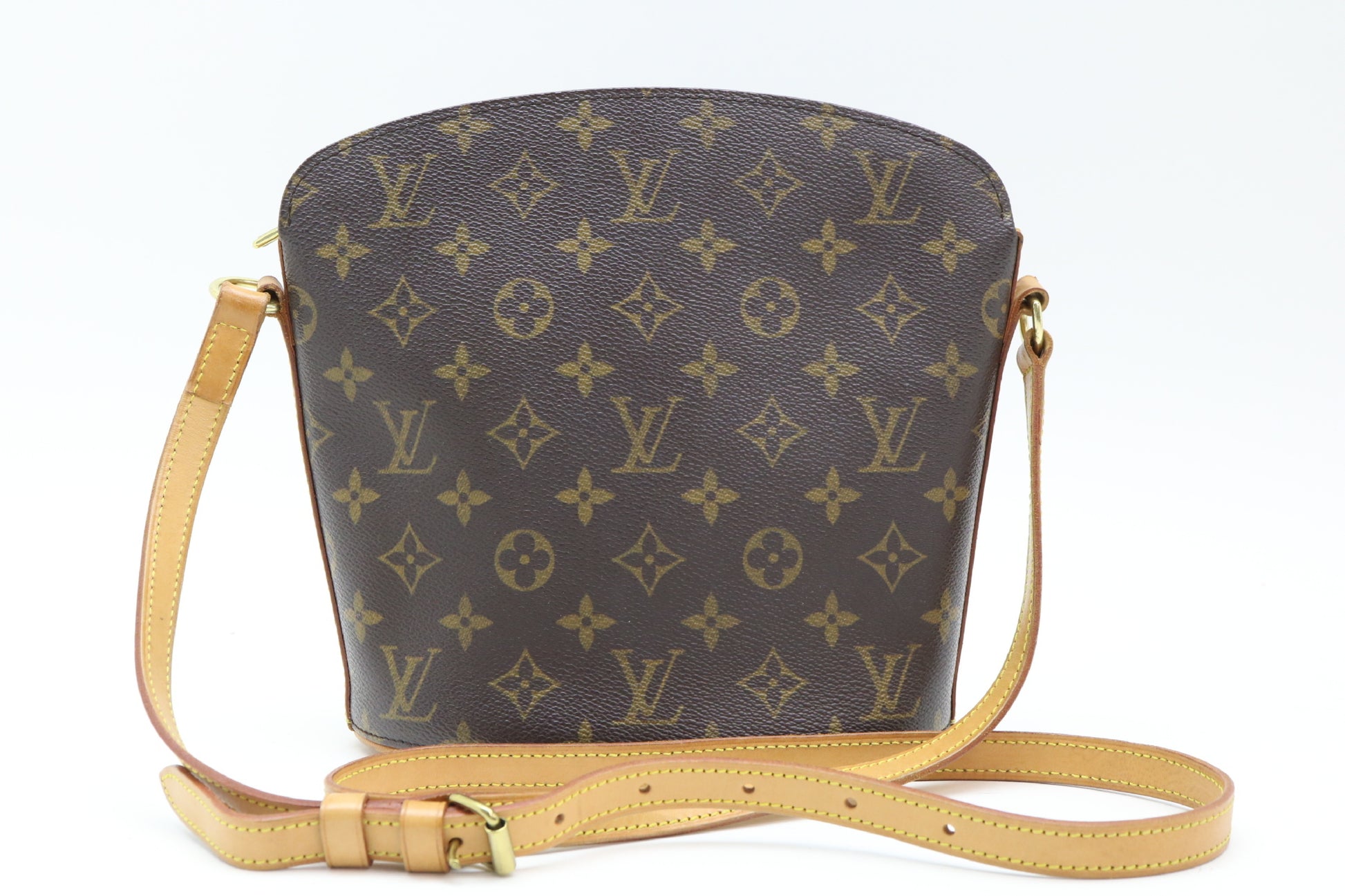 LOUIS VUITTON Monogram Drouot Shoulder Bag