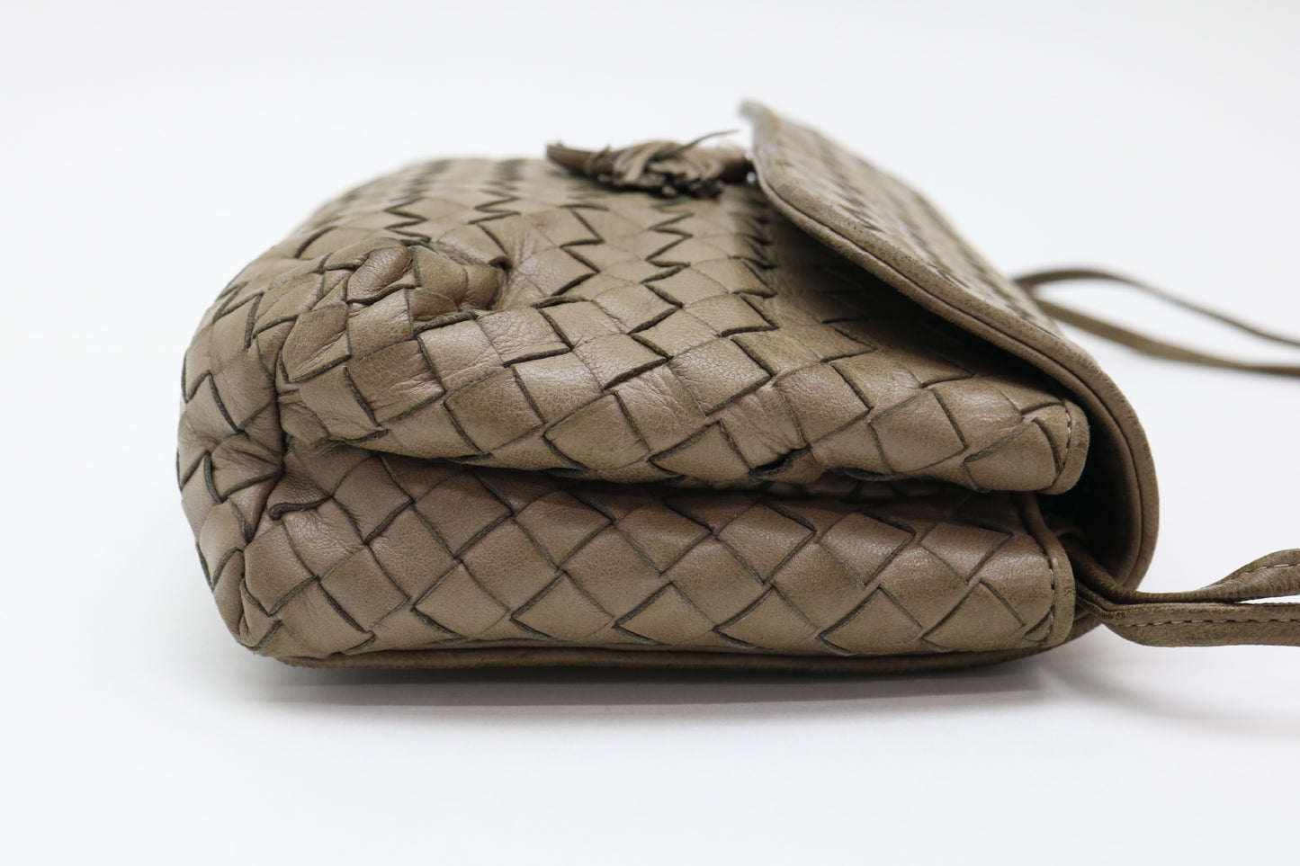 BOTTEGA VENETA Intrecciato Fringe Shoulder Bag