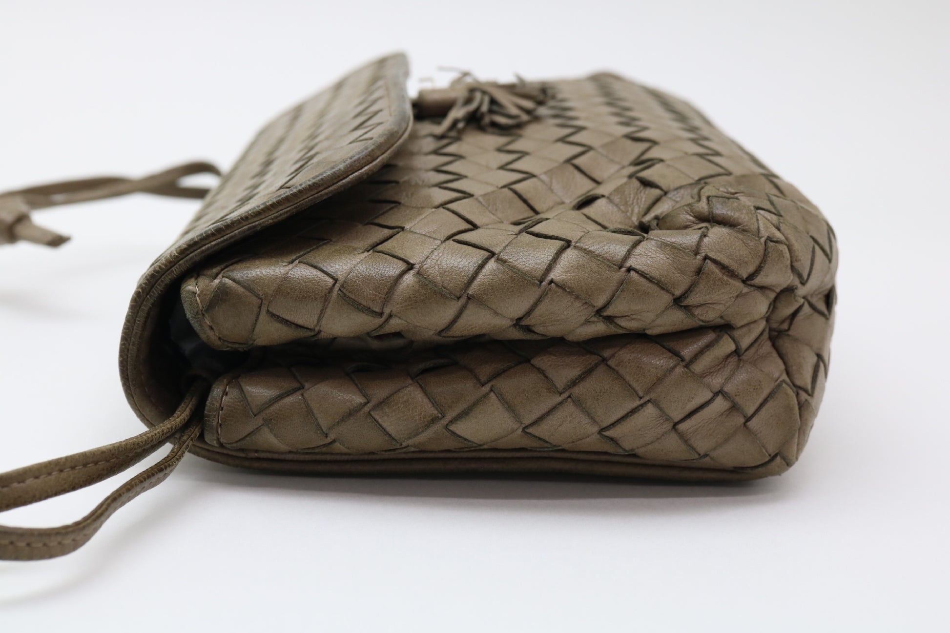 BOTTEGA VENETA Intrecciato Fringe Shoulder Bag