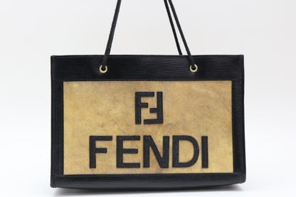 FENDI Epi FF logo tote bag