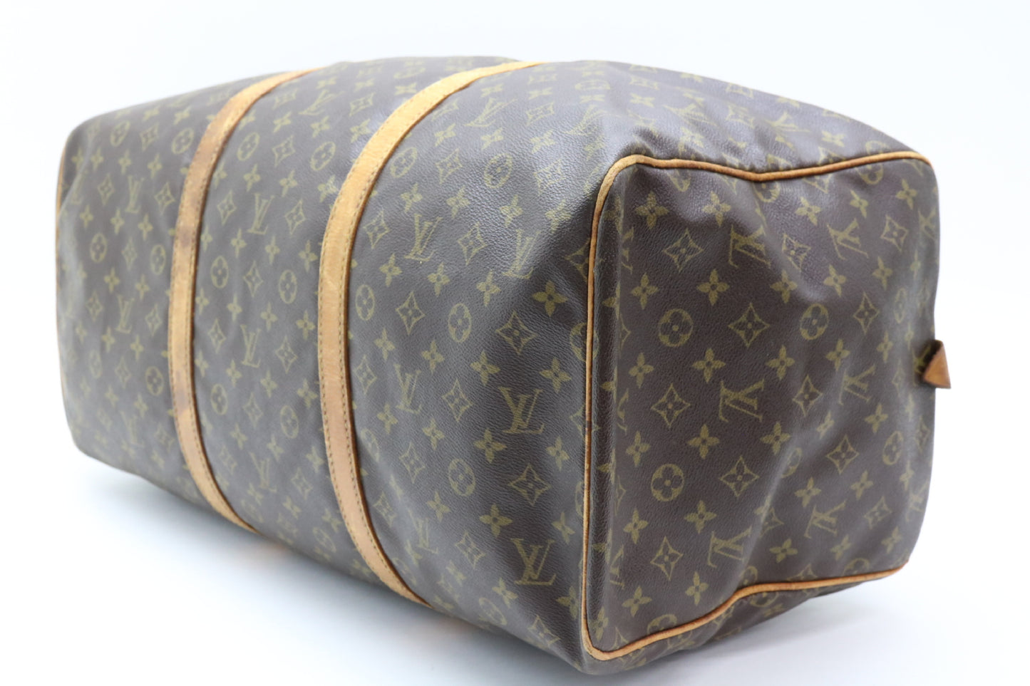 LOUIS VUITTON Monogram Sax Souple 55 Boston Bag