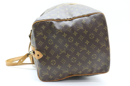 LOUIS VUITTON Monogram Sax Souple 55 Boston Bag