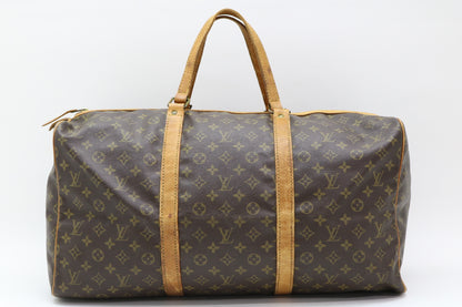 LOUIS VUITTON Monogram Sax Souple 55 Boston Bag