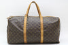 LOUIS VUITTON Monogram Sax Souple 55 Boston Bag