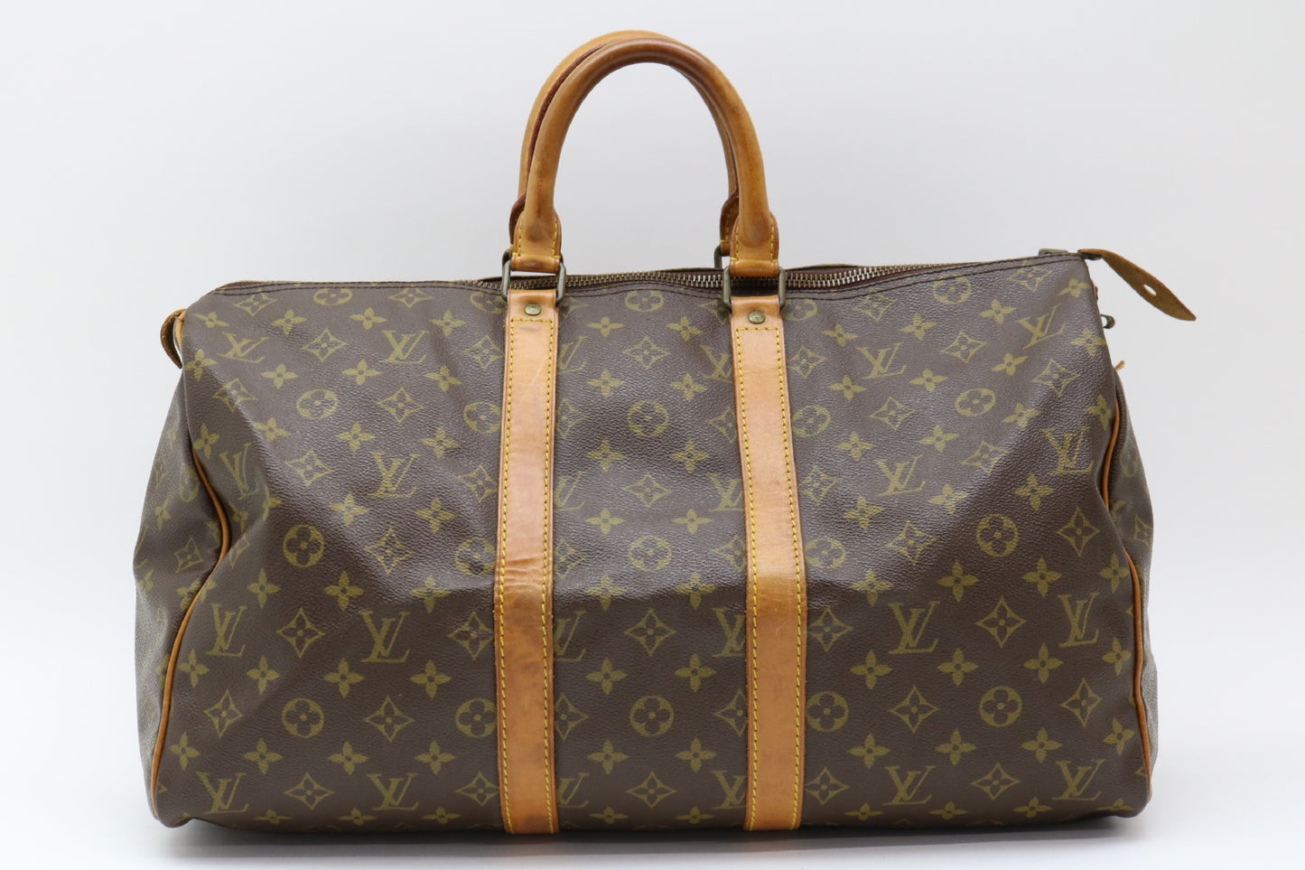 LOUIS VUITTON Monogram Keepall 45 Boston Bag