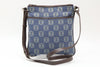 LOEWE Anagram Denim Sacoche Shoulder Bag