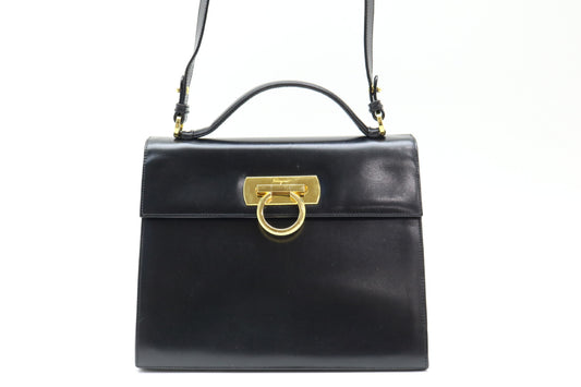 Salvatore Ferragamo Gancini 2-way handbag