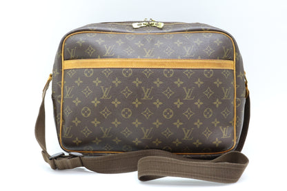 LOUIS VUITTON Monogram Reporter GM Shoulder Bag