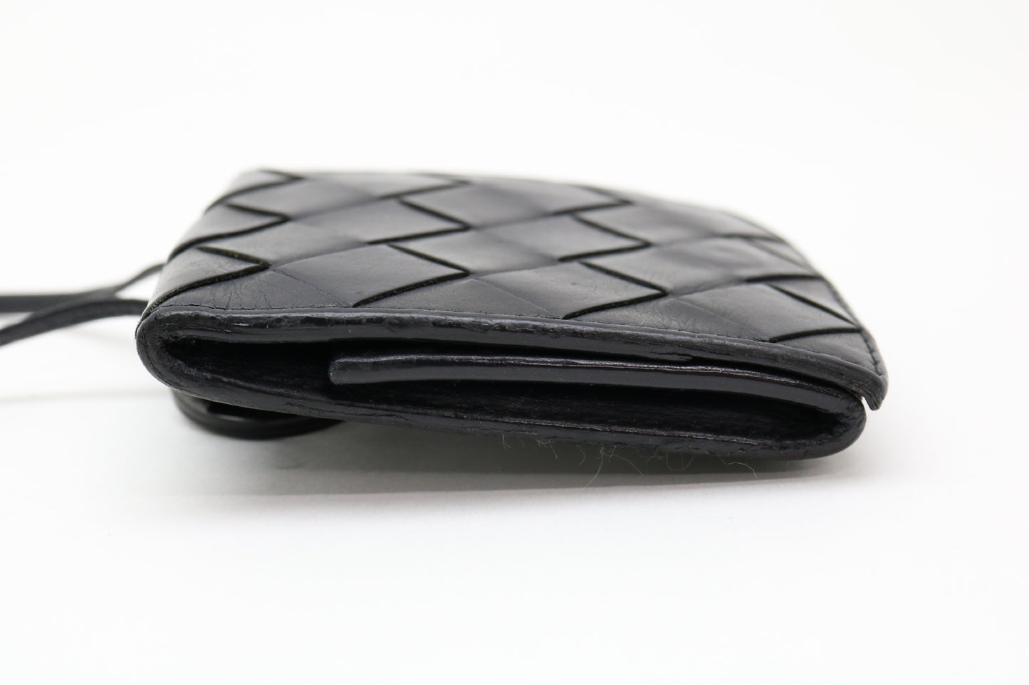 BOTTEGA VENETA Intrecciato Neck Strap Coin Case